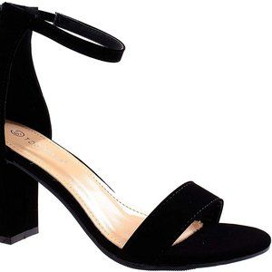 TOP Moda Women's Fashion Ankle Strap Evening Dress High Heel Sandal Shoes